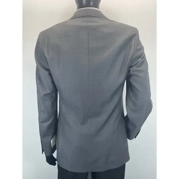 NWT Joseph Jos. A. Bank Slim Fit Men 39L Gray Sport Coat Suit Jacket Blazer Wool